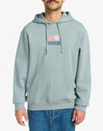 RVCA Mens Mosaic Pullover Hoodie - Lead - ManGo Surfing