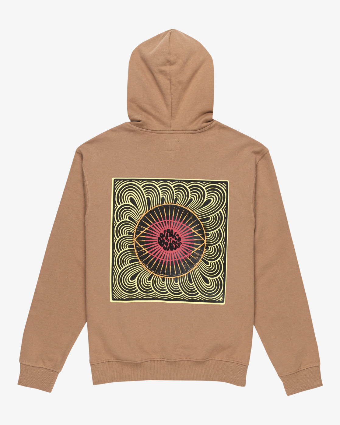 RVCA Mens Jupiter Pullover Hoodie - Sonora Brown - ManGo Surfing
