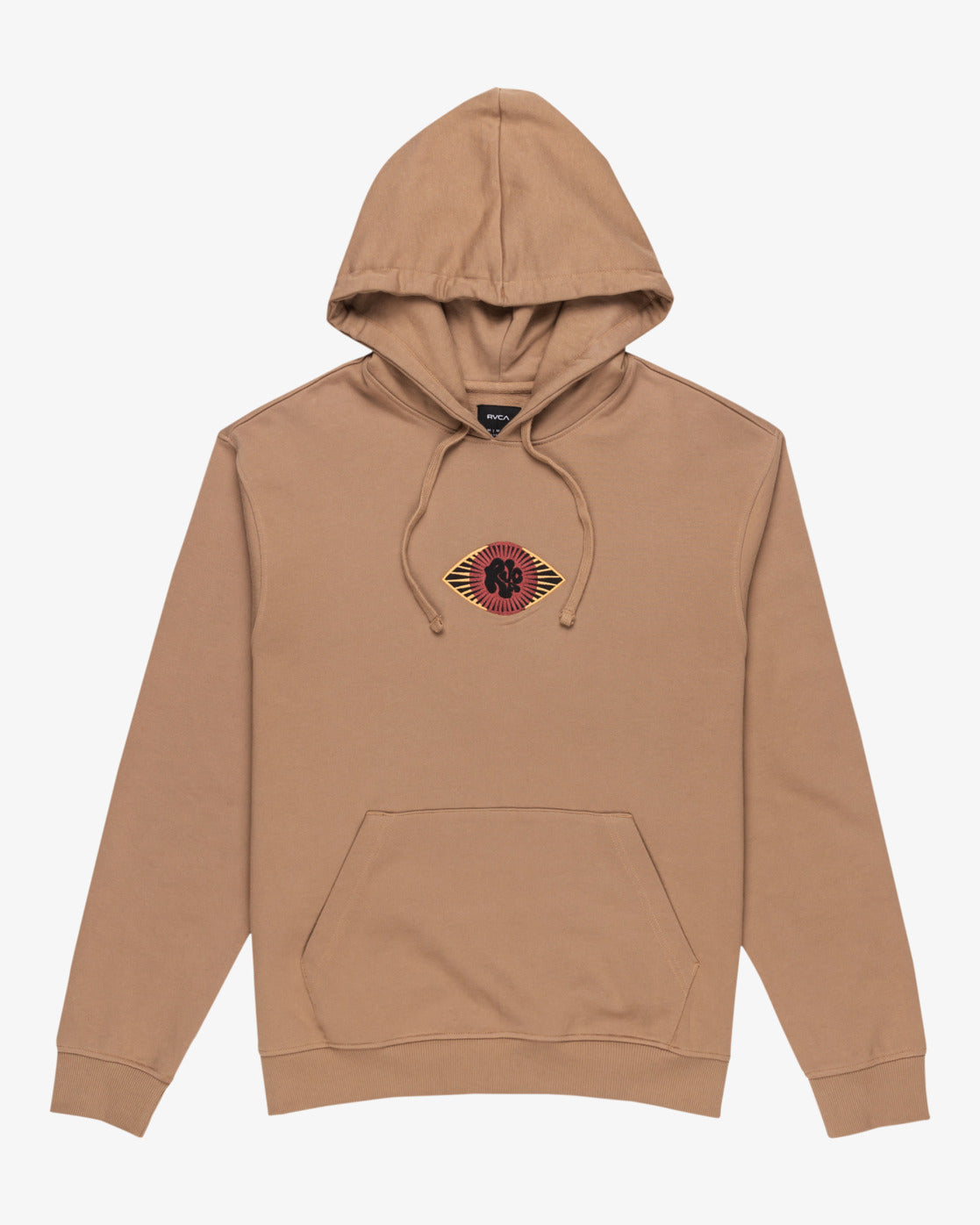 RVCA Mens Jupiter Pullover Hoodie - Sonora Brown - ManGo Surfing