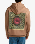 RVCA Mens Jupiter Pullover Hoodie - Sonora Brown - ManGo Surfing