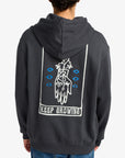 RVCA Mens Keep Growing Pullover Hoodie - Garage Blue - ManGo Surfing