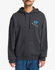 RVCA Mens Keep Growing Pullover Hoodie - Garage Blue - ManGo Surfing