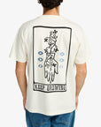 RVCA Mens Keep Growing T-Shirt - Antique White - ManGo Surfing