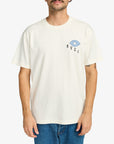 RVCA Mens Keep Growing T-Shirt - Antique White - ManGo Surfing