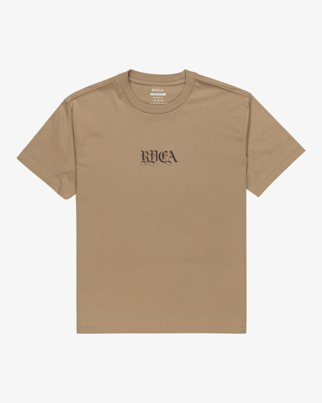 RVCA Mens Benj Battle T-Shirt - Coyote - ManGo Surfing