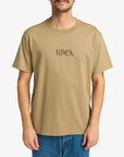 RVCA Mens Benj Battle T-Shirt - Coyote - ManGo Surfing