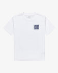 RVCA Mens Hibiscus Stamp T-Shirt - White - ManGo Surfing