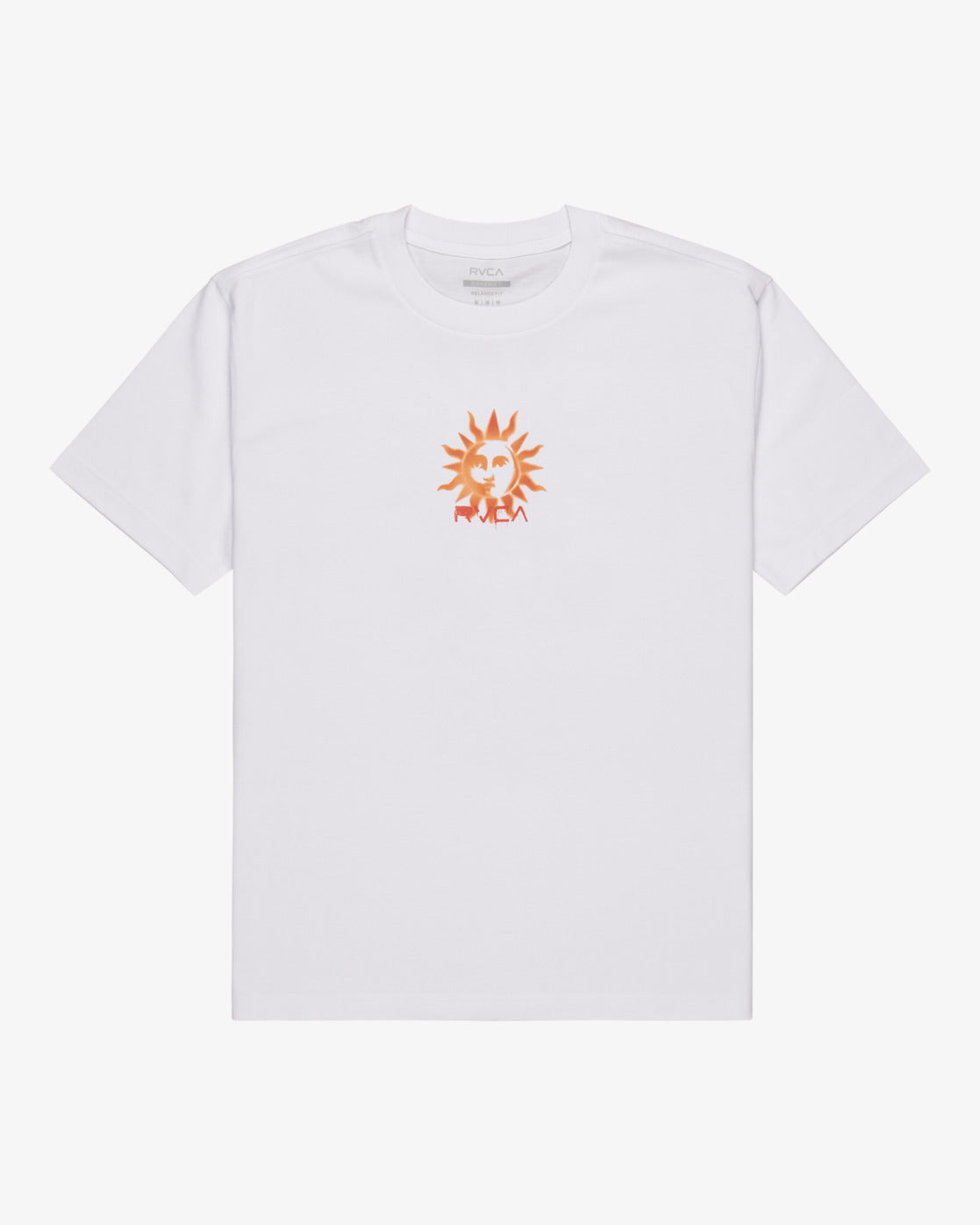 RVCA Mens Sunrex T-Shirt - White - ManGo Surfing