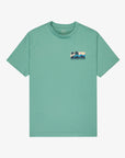 RVCA Mens Palm Trail T-Shirt - Bottle Green - ManGo Surfing