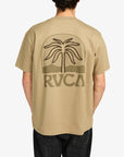 RVCA Mens Palmcrest T-Shirt - Coyote - ManGo Surfing