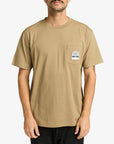 RVCA Mens Palmcrest T-Shirt - Coyote - ManGo Surfing