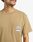 RVCA Mens Palmcrest T-Shirt - Coyote - ManGo Surfing