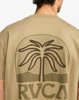 RVCA Mens Palmcrest T-Shirt - Coyote - ManGo Surfing