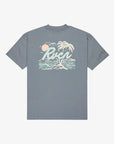 RVCA Mens Currents T-Shirt - Flint Stone - ManGo Surfing