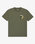 RVCA Mens Deep Think T-Shirt - Sage Leaf - ManGo Surfing