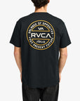 RVCA Mens Logo Pack T-Shirt - Black - ManGo Surfing
