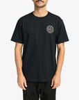 RVCA Mens Logo Pack T-Shirt - Black - ManGo Surfing