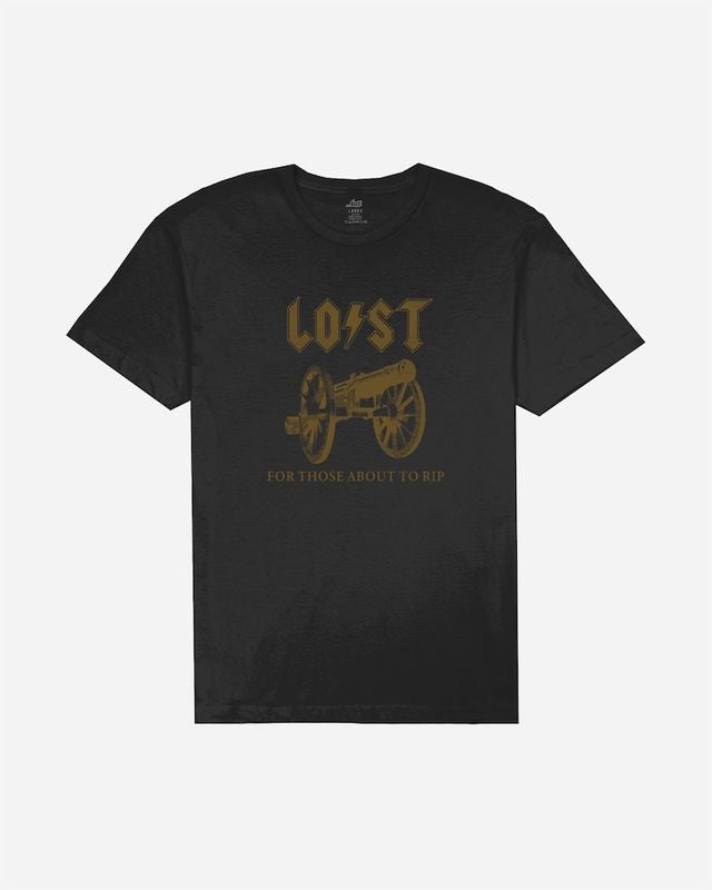 Lost Mens Salute T-Shirt - Black - ManGo Surfing