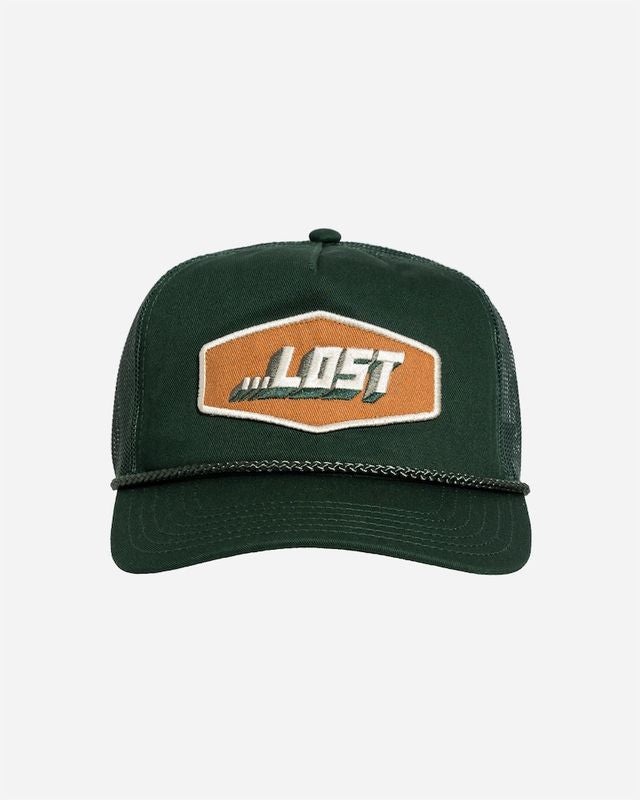 Lost Mens Refuel Trucker Hat - One Size - Dark Green - ManGo Surfing