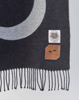 Slowtide Real Fun, Wow! Black Cotton Twill Blanket - Black - ManGo Surfing