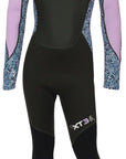TWF XT3 3/2 Kids Fullsuit Wetsuit - Lavender/Shell