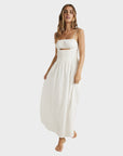 Billabong Womens Cloud Dress - Salt Crystal - ManGo Surfing