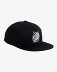 RVCA Mens Benj Snapback Cap - One Size - Black - ManGo Surfing