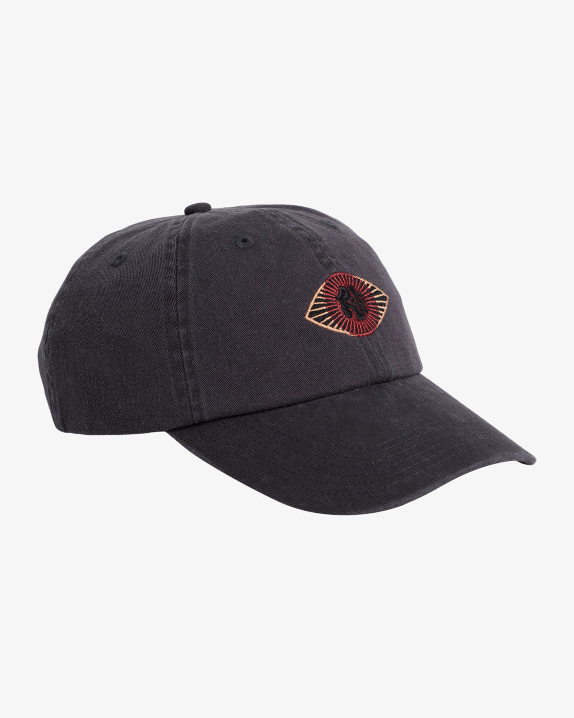 RVCA Mens Jupiter Clipback Cap - One Size - Washed Black - ManGo Surfing