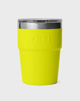 Yeti Rambler 16oz (475 ml) Stackable Cup - Firefly Yellow - ManGo Surfing