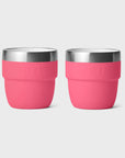 Yeti Rambler 4oz Stackable Espresso Cups (2 Pack) - Tropical Pink - ManGo Surfing