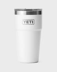 Yeti Rambler 20oz (591 ml) Stackable Cup - White - ManGo Surfing