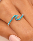 Stone Wave Ring - Silver - ManGo Surfing