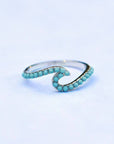 Stone Wave Ring - Silver - ManGo Surfing
