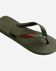 Hav. Brasil Logo | Green | Flip Flops - ManGo Surfing