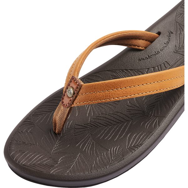 Reef leather flip flops sales womens
