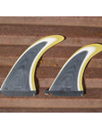 Tyler Warren Raked 8 - Longboard Fin - Black/White/Gold - ManGo Surfing