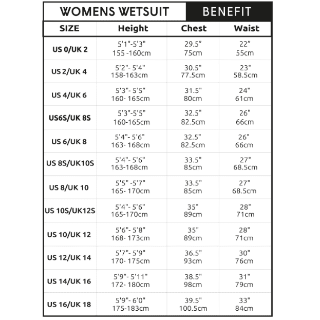 Solace 5:4:3 mm Womens Winter Wetsuit - Back Zip - ManGo Surfing
