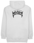 Mayhem Designs Heavy Hoodie - Mens Hoodie - White - ManGo Surfing