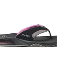 Surf Shop, Surf Clothing, Reef, Fanning, Flip Flops, Black/Grey