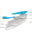 Spark Longboard Softboard - Cyan Grey - ManGo Surfing