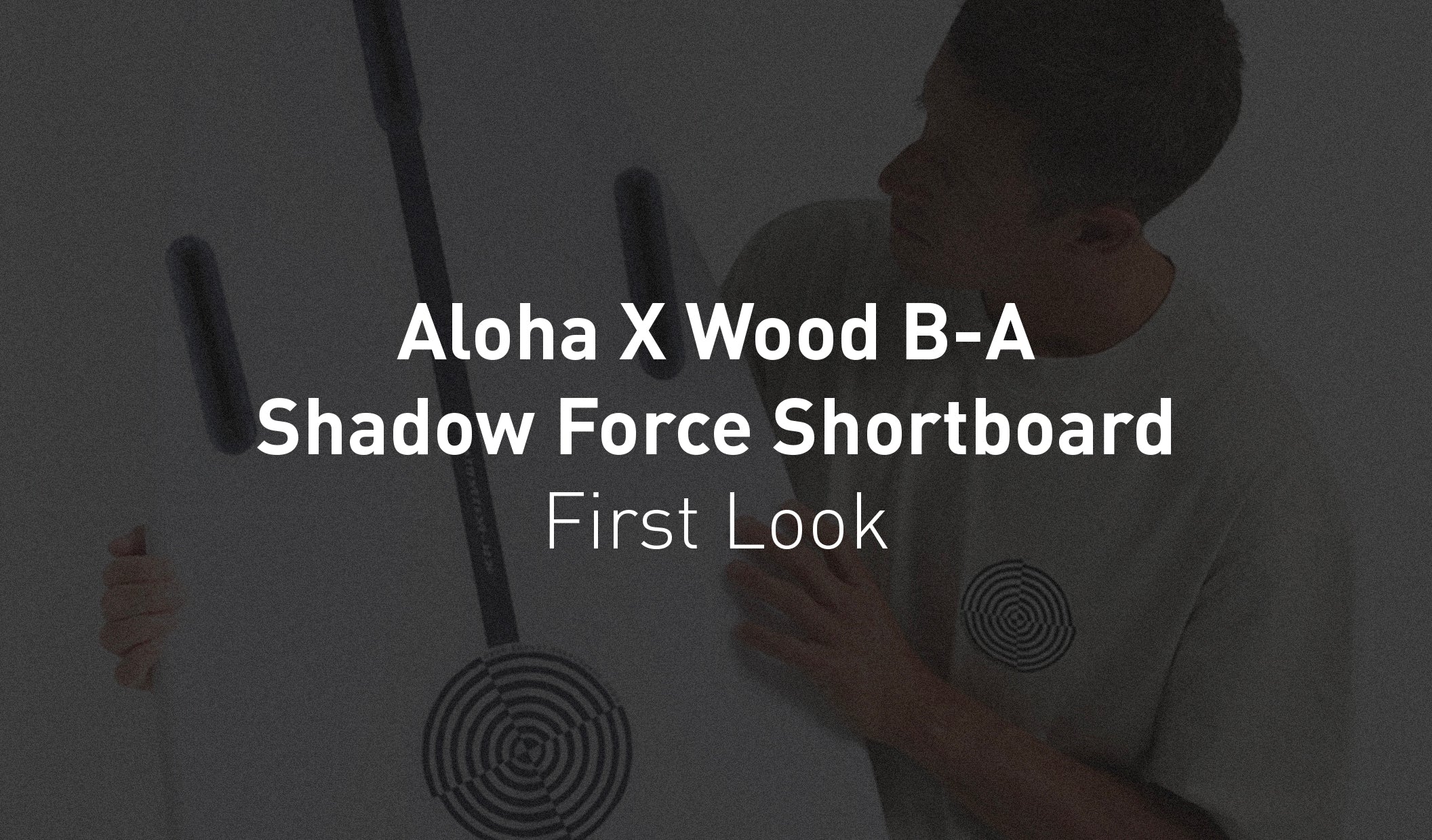 Aloha X Wood B-A Shadow Force Shortboard Surfboard