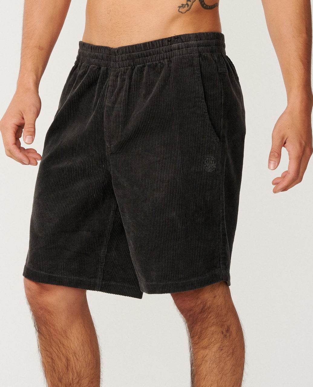 Rip Curl Mens Premium Surf Cord Volley Shorts - Black