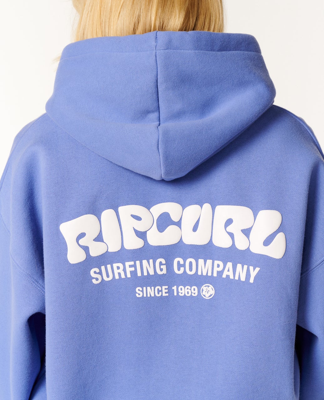 Rip Curl Womens Surf Puff Heritage Hoodie - Mid Blue