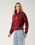 Rip Curl Womens Icons Of Surf Heritage Hoodie - Dark Plum