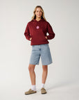 Rip Curl Womens Icons Of Surf Heritage Hoodie - Dark Plum