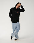 Rip Curl Mens Wettie Passage Icon Zip Thru Fleece Hoodie - Black