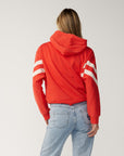 Rip Curl Womens Surf Revival Relaxed Hoodie Fleece - Red