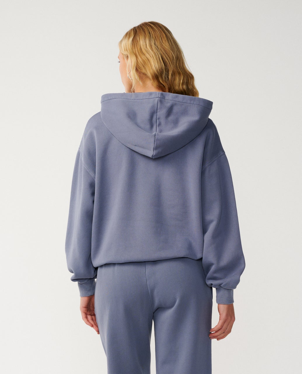 Rip Curl Womens Varsity Sports Oversize Hoodie - Blue Grey