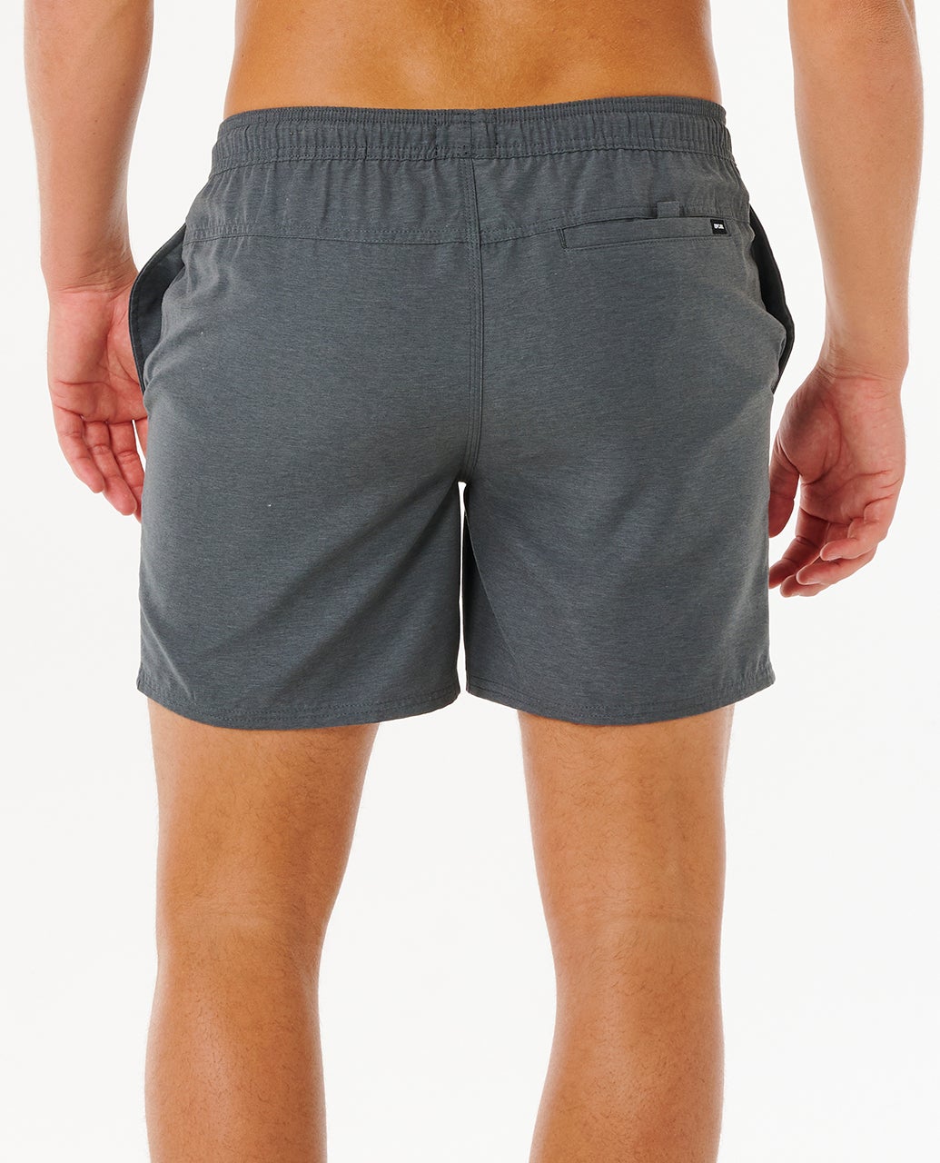 Rip Curl Mens Streamline Heather Volley Boardshorts - Black Heather