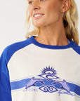 Rip Curl Womens Dolphin Archive Oversized T-Shirt - Bone